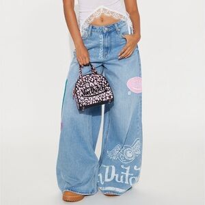 Von Dutch Light Blue Distressed Jeans